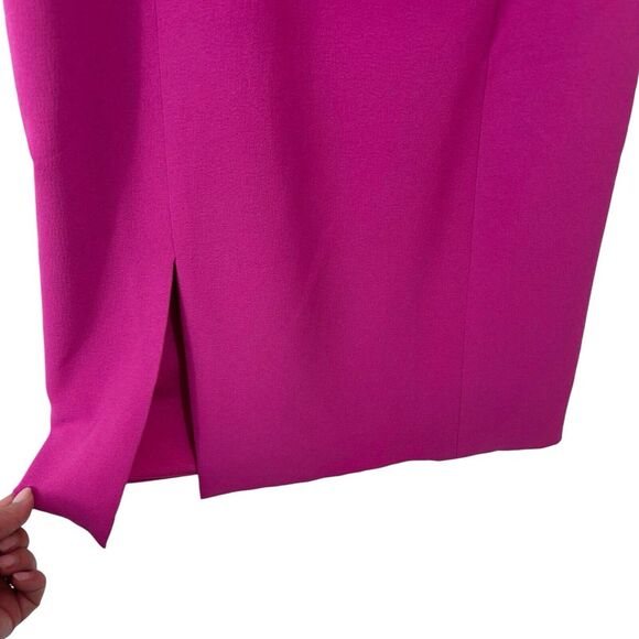 NWT Dress the Population Alexandra Sleeveless Midi Dress Bright Fuschia Size S - Picture 4 of 13